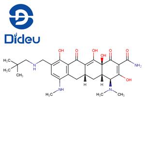 2-Naphthacenecarboxamide, 4-(dimethylamino)-9-[[(2,2-dimethylpropyl)amino]methyl]-1,4,4a,5,5a,6,11,12a-octahydro-3,10,12,12a-tetrahydroxy-7-(methylamino)-1,11-dioxo-, (4S,4aS,5aR,12aS)-
