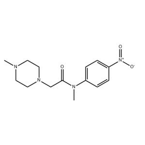 N-methyl-2-(4-methylpiperazin-1-yl)-N-(4-nitrophenyl)acetamide