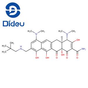 2-Naphthacenecarboxamide, 4,7-bis(dimethylamino)-9-[[(2,2-dimethylpropyl)amino]methyl]-1,4,4a,5,12,12a-hexahydro-3,10,11,12a-tetrahydroxy-1,12-dioxo-, (4S,4aS,12aS)-