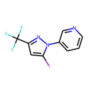 3-[5-iodo-3-(trifluoromethyl)-1H-pyrazol-1-yl]pyridine