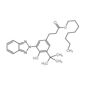 3-(2H-Benzotriazolyl)-5-(1,1-di-methylethyl)-4-hydroxy-benzenepropanoic acid octyl esters