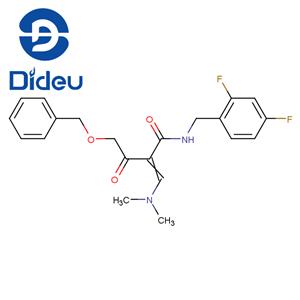 Butanamide, N-[(2,4-difluorophenyl)methyl]-2-[(dimethylamino)methylene]-3-oxo-4-(phenylmethoxy)-