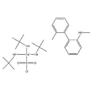 Methanesulfonato(tri-t-butylphosphino)(2'-methylamino-1,1'-biphenyl-2-yl)palladium(II), 98 [P(t-Bu)3 Palladacycle Gen. 4]