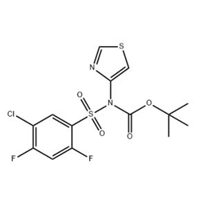 tert-Butyl[(5-chloro-2,4-difluorophenyl)sulfonyl]1,3-thiazol-4-ylcarbamate