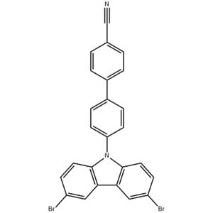 [1,1'-Biphenyl]-4-carbonitrile, 4'-(3,6-dibromo-9H-carbazol-9-yl)-