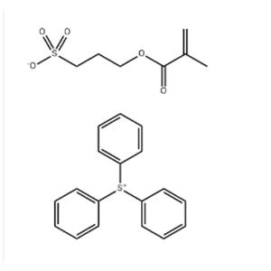 Sulfonium, triphenyl-, salt with 3-sulfopropyl 2-methyl-2-propenoate (1:1)