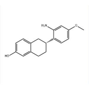2-Naphthalenol, 6-(2-amino-4-methoxyphenyl)-5,6,7,8-tetrahydro-, (6R)-