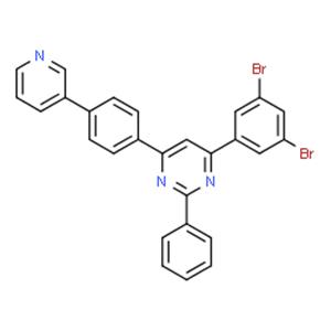 Pyrimidine, 4-(3,5-dibromophenyl)-2-phenyl-6-[4-(3-pyridinyl)phenyl]-