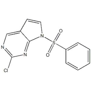 7-(benzenesulfonyl)-2-chloro-7H-pyrrolo[2,3-d]pyrimidine
