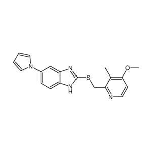 2-[[(4-METHOXY-3-METHYL-2-PYRIDINYL)METHYL]THIO]-6-(1H-PYRROL-1-YL)-1H-BENZIMIDAZOLE