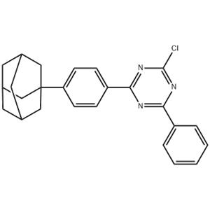 1,3,5-Triazine, 2-chloro-4-phenyl-6-(4-tricyclo[3.3.1.13,7]dec-1-ylphenyl)-