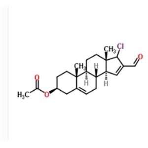 (10R,13S)-17-Chloro-16-formyl-10,13-dimethyl-2,3,4,7,8,9,10,11,12,13,14,15-dodecahydro-1H-cyclopenta[a]phenanthren-3-yl acetate