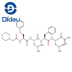(S)-N-((S)-1-(((S)-2,6-Dimethyl-3-oxohept-1-en-4-yl)amino)-1-oxo-3-phenylpropan-2-yl)-4-methyl-2-((S)-2-(2-morpholinoacetamido)-4-phenylbutanamido)pentanamide