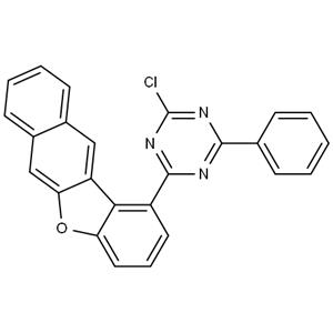 2-Benzo[b]naphtho[2,3-d]furan-1-yl-4-chloro-6-phenyl-1,3,5-triazine