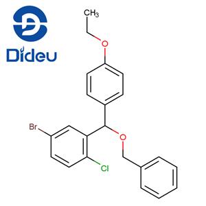 2-((benzyloxy)(4-ethoxyphenyl)methyl)-4-bromo-1-chlorobenzene