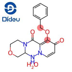 7-(benzyloxy)-3,4,12,12a-tetrahydro- 1H-[1,4]oxazino[3,4-c]pyrido[2,1-f][1,2,4]triazine- 6,8-dione, hemihydrate