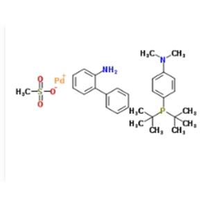 Methanesulfonato{[4-(N,N-dimethylamino)phenyl]di-t-butylphosphino}(2'-amino-1,1'-biphenyl-2-yl)palladium(II), min. 98 [Amphos Palladacycle Gen. 3]