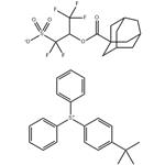 [4-(1,1-Dimethylethyl)phenyl]diphenylsulfonium salt with 1-(difluorosulfomethyl)-2,2,2-trifluoroethyl tricyclo[3.3.1.13,7]decane-1-carboxylate (1:1) pictures