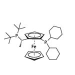 (S)-1-[(RP)-2-(Dicyclohexylphosphino)ferrocenyl]ethyldi-tert-butylphosphine pictures