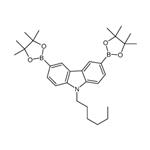9-hexyl-3,6-bis(4,4,5,5-tetramethyl-1,3,2-dioxaborolan-2-yl)-9H-carbazole pictures