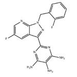 2-[5-fluoro-1-(2-fluorobenzyl)-1H-pyrazolo[3,4-b]pyridin-3-yl]pyrimidine-4,5,6-triamine pictures