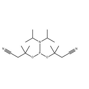 Bis(2-cyano-1,1-dimethylethyl) N,N-bis(1-methylethyl)phosphoramidite