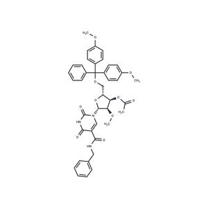 5-Benzylaminocarbony-3'-O-Ac-2'-O-Me-5'-O-DMT-uridine