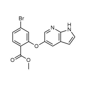 Methyl 2-((1H-pyrrolo[2,3-b]pyridin-5-yl)oxy)-4-bromobenzoate