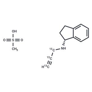 Rasagiline-13C3 (mesylate)