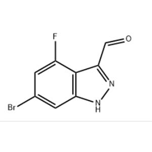 6-BROMO-4-FLUORO-3-(1H)INDAZOLE CARBOXALDEHYDE
