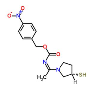 (s)-p1-(3-mercapto-1-pyrrolidinyl)ethylidene]-(4-nitrophenyl)methyl ester, carbamic acid