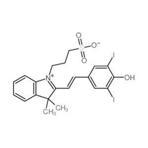 3-(2-(4-Hydroxy-3,5-diiodostyryl)-3,3-dimethyl-3H-indol-1-ium-1-yl)propane-1-sulfonate