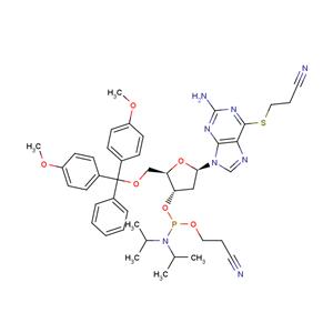 6-S-(2-Cyanoethyl)-2'-deoxy-5'-O-DMTr--6-thioguanosine 3'-CED phosphoramidite