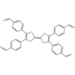 Benzaldehyde,4,4'-[2-[4,5-bis(4-formylphenyl)-1,3-dithiol-2-ylidene]-1,3-dithiole-4,5-diyl]bis-