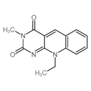 Pyrimido[4,5-b]quinoline-2,4(3H,10H)-dione, 10-ethyl-3-methyl-