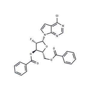 4-Chloro-7-(3,5-di-O-benzoyl-2-deoxy-2-fluoro-beta-D-arabinofuranosyl)-7H-pyrrolo[2.3-d]pyrimidine
