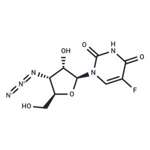 3'-Azido-3'-deoxy-5-fluoro-beta-L-uridine