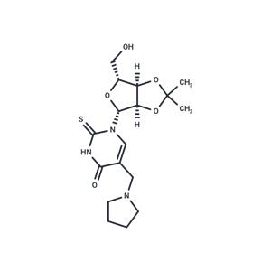 2',3'-O-Isopropylidene-5-pyrrolidinomethyl-2-thiouridine