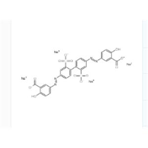 tetrasodium 5,5'-[(2,2'-disulphonato[1,1'-biphenyl]-4,4'-diyl)bis(azo)]disalicylate