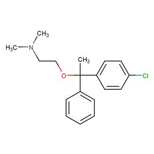 2-(1-(p-Chlorophenyl)-1-phenylethoxy)-N,N-dimethylethylamine