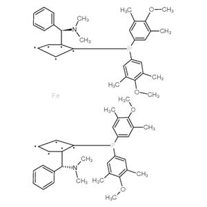 (S,S)-(-)-2,2'-Bis[(R)-(N,N-dimethylamino)(phenyl) methyl]-1,1'-bis[di(3,5-dimethyl-4-methoxyphenyl)phosphino] ferrocene