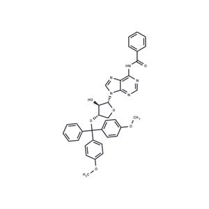 1-[3'-O-[(4,4'-dimethoxytriphenyl)methyl]-a-L-threofuranosyl]-N6-benzoyladenine