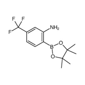 2-(4,4,5,5-tetramethyl-1,3,2-dioxaborolan-2-yl)-5-(trifluoromethyl)aniline