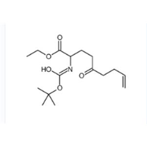 (S)-ethyl 2-(tert-butoxycarbonylamino)-5-oxonon-8-enoate