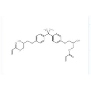 (1-methylethylidene)bis[4,1-phenyleneoxy(2-hydroxy-3,1-propanediyl)] diacrylate