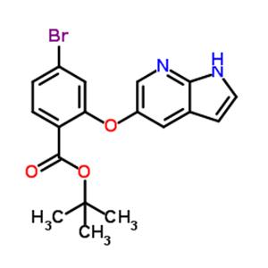 2-Methyl-2-propanyl 4-bromo-2-(1H-pyrrolo[2,3-b]pyridin-5-yloxy)benzoate