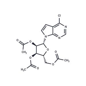 6-Chloro-7-deaza-9-(2',3',5'-tri-O-acetyl-b-D-ribofuranosyl)purine