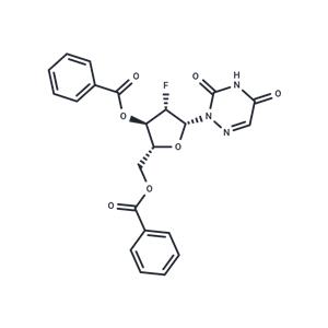 3',5'-Bis-O-benzoyl-2'-deoxy-2'-fluoro-b-D-arabino-6-azauridine