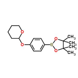 4,4,5,5-TETRAMETHYL-2-(4-((TETRAHYDRO-2H-PYRAN-2-YL)OXY)PHENYL)-1,3,2-DIOXABOROLANE