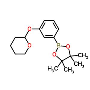4,4,5,5-TETRAMETHYL-2-(3-((TETRAHYDRO-2H-PYRAN-2-YL)OXY)PHENYL)-1,3,2-DIOXABOROLANE